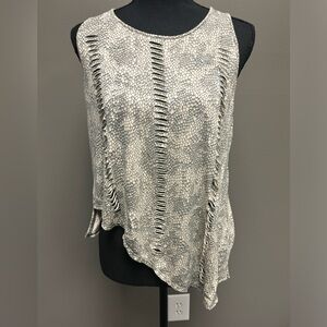 Townsen Snake or Scallop print tank top